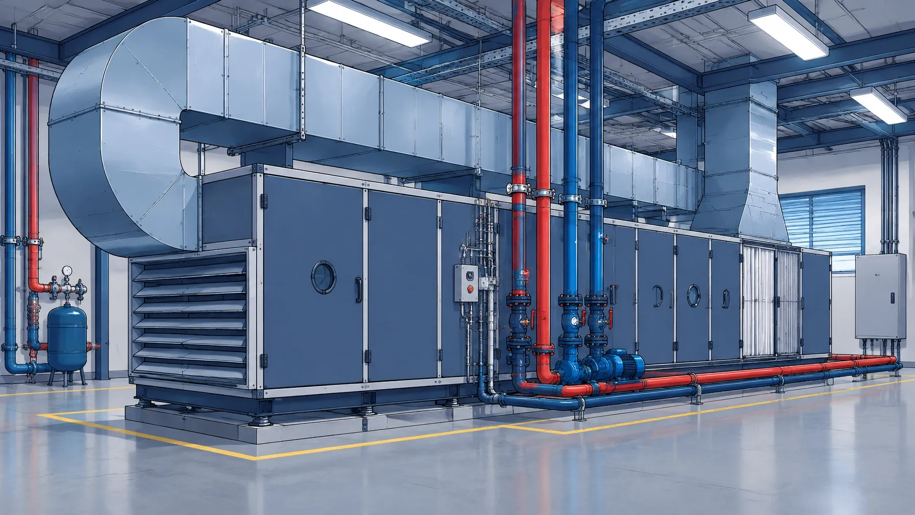 Large-scale HVAC equipment